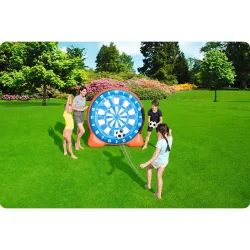 Portería de Fútbol Hinchable Bestway 52307 ideal para diversión en el jardín o en la playa