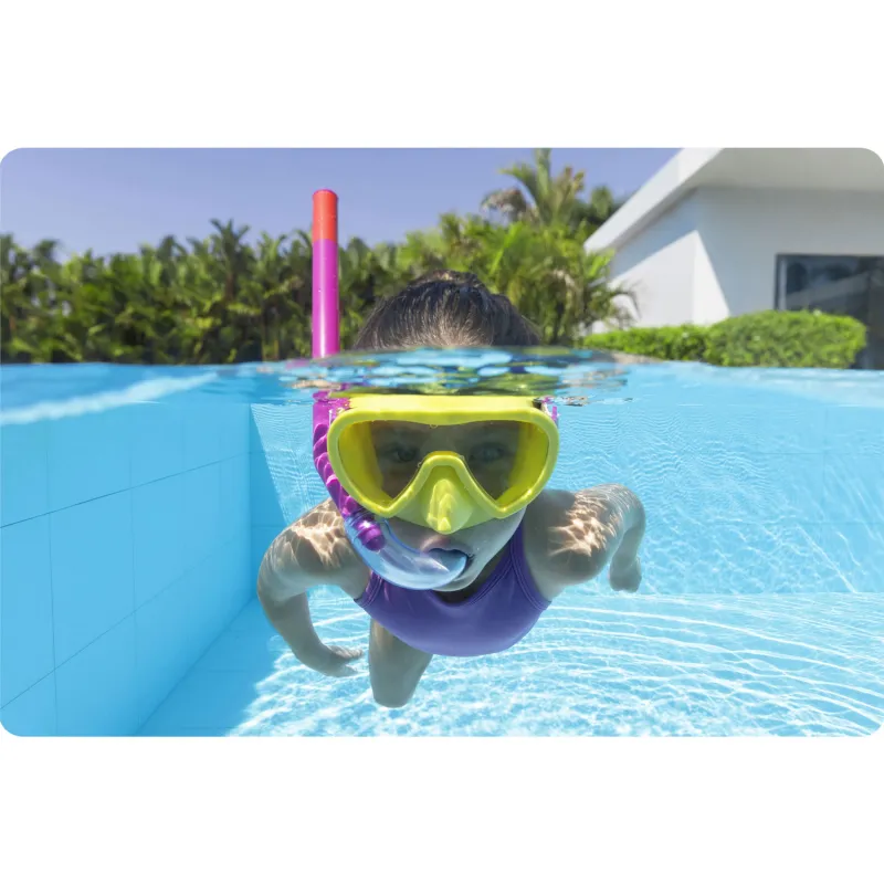 Conjunto de buceo amarillo, ideal para niños y adultos en vacaciones