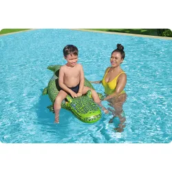 Cocodrilo colorido para juegos en el agua, 152 x 71 cm, Bestway 41477