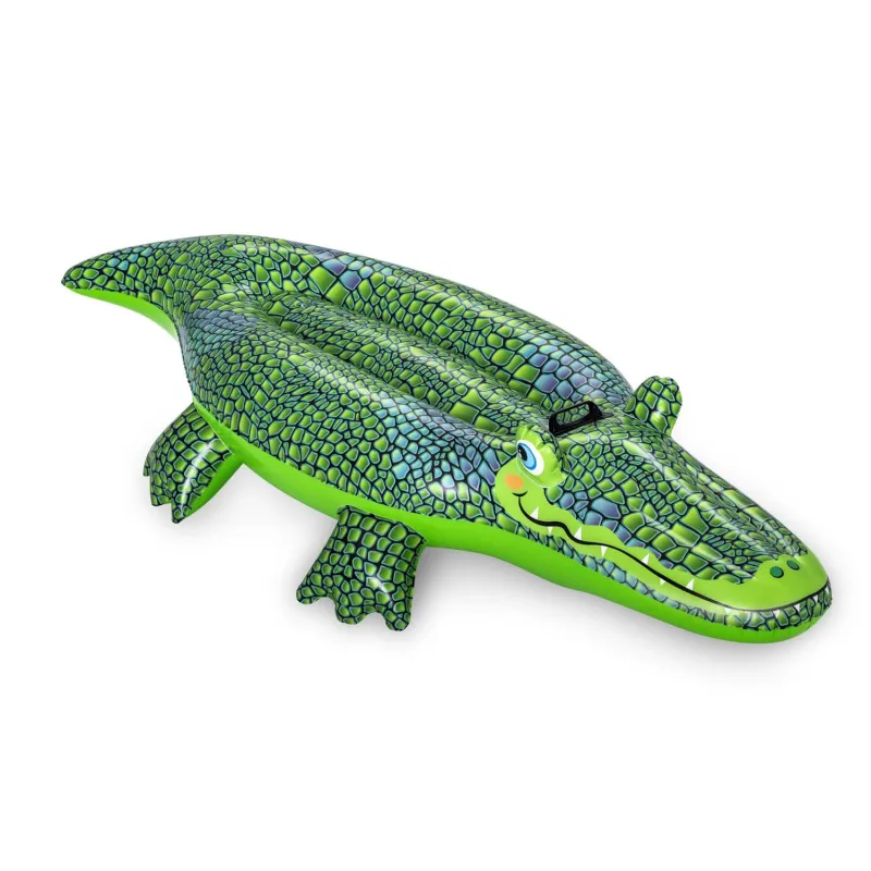 Material suave cocodrilo, ideal para diversión en la piscina, Bestway 41477