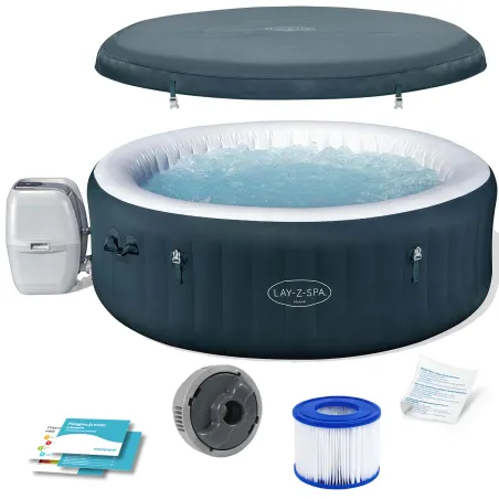 SPA hinchable Lay-Z Miami verde para 6 personas, perfecto para relajarse