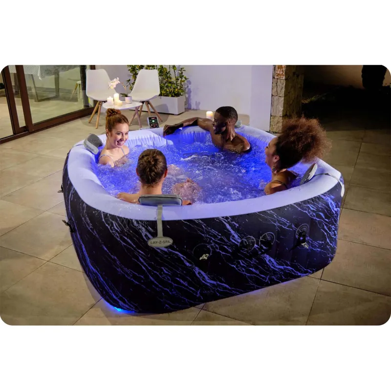 SPA Hinchable Lay-Z Hollywood 6 personas, perfecto para reuniones con amigos