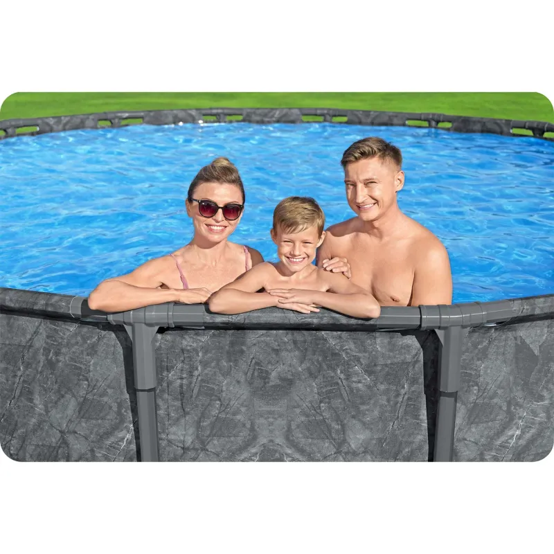 Piscina familiar 549 x 132 cm, ideal para días de verano divertidos