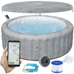 SPA Hinchable Lay-Z Bali Grey 6 personas Bestway 6001N