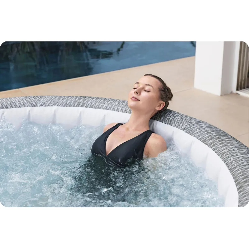 SPA Hinchable Lay-Z Bali Grey para relajarse en el jardín o en la terraza