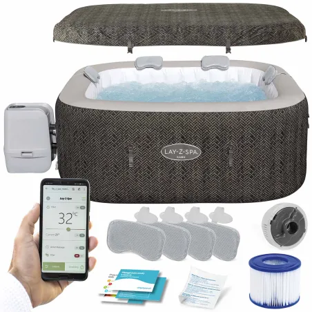 SPA Hinchable Lay-Z Cabo para 6 personas con asiento cómodo y material resistente
