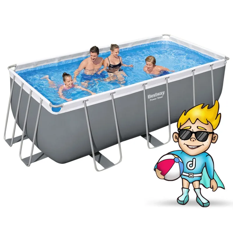 Piscina de jardín elegante 412x201x122 cm Bestway 56456N