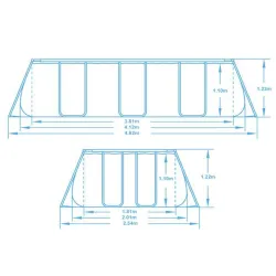 Piscina de jardín perfecta para relajarse Bestway 56456N