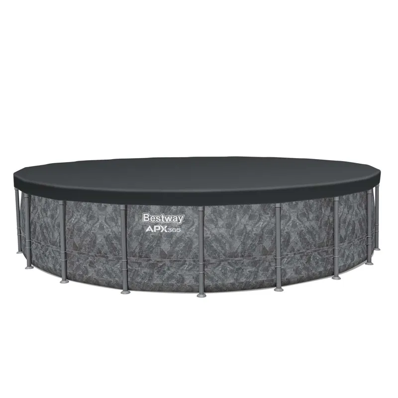 Fácil de montar piscina de jardín 610x132 cm, ideal para niños
