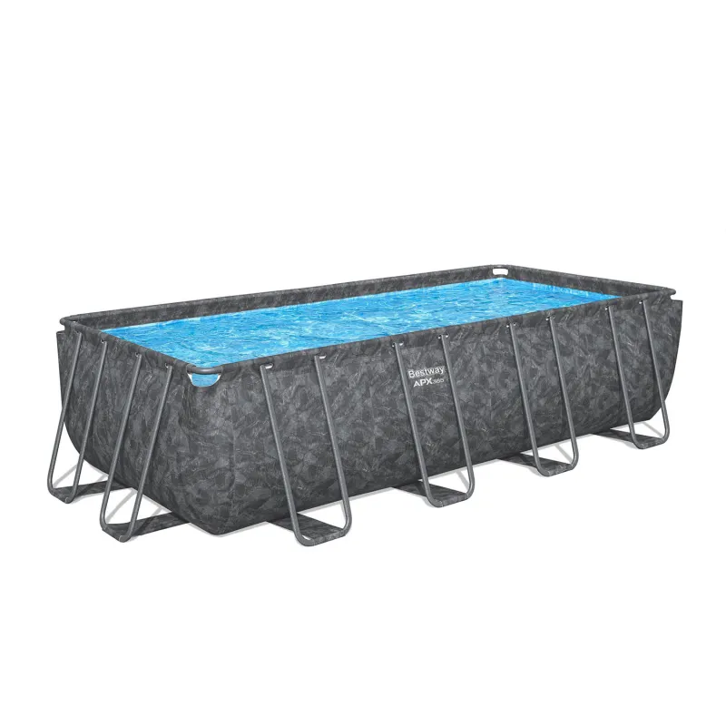 Piscina con estructura 549 x 274 x 132 cm, elegante y funcional para el verano