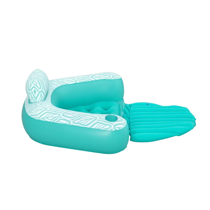 Sillón hinchable Comfort Plush Pro, fabricado con material resistente para el agua