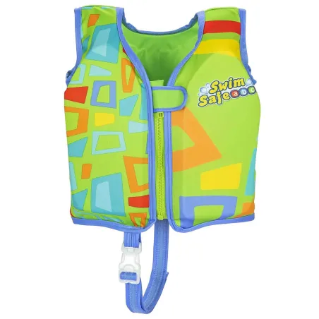 Chaleco de natación verde S/M para niños, cómodo y seguro para nadar