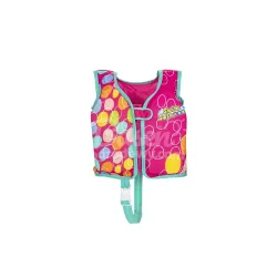 Chaleco de natación rosa moderno S/M, ideal para niños que aprenden a nadar