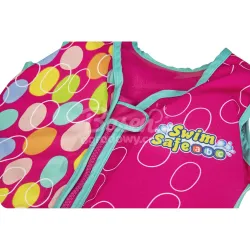 Chaleco de natación para niños, ideal para las vacaciones, rosa S/M