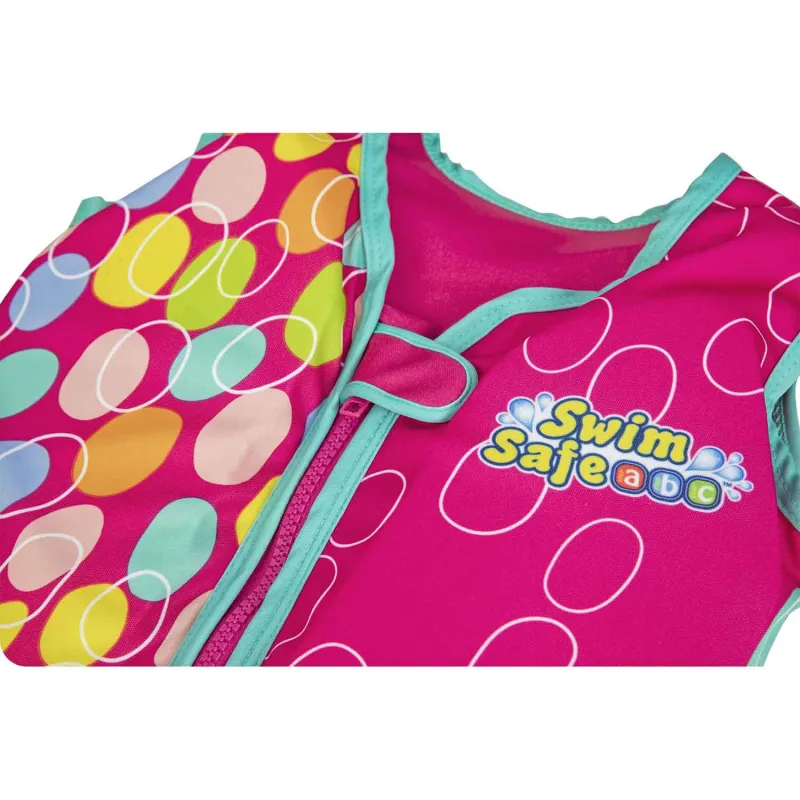 Chaleco de natación rosa, ideal para uso en piscina y playa