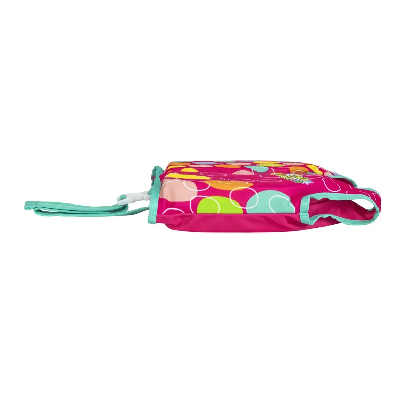 Chaleco de natación rosa adecuado para niños talla M/L, ideal para aprender