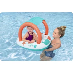 Ponton colorido para niños, ideal para jugar en la piscina