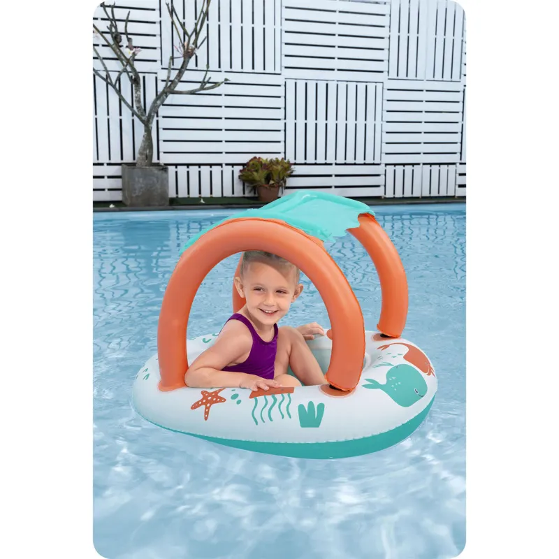 Ponton para niños, perfecto para juegos acuáticos de verano