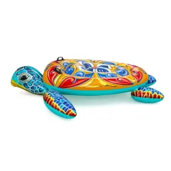 Colchón hinchable tortuga verde 186 x 168 cm Bestway 41523