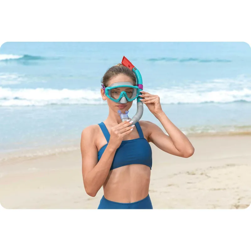 Set de buceo Bestway 25020, perfecto para usar en la playa o en la piscina