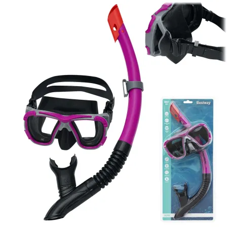 Equipo de buceo púrpura Bestway 24021, ideal para aventuras submarinas