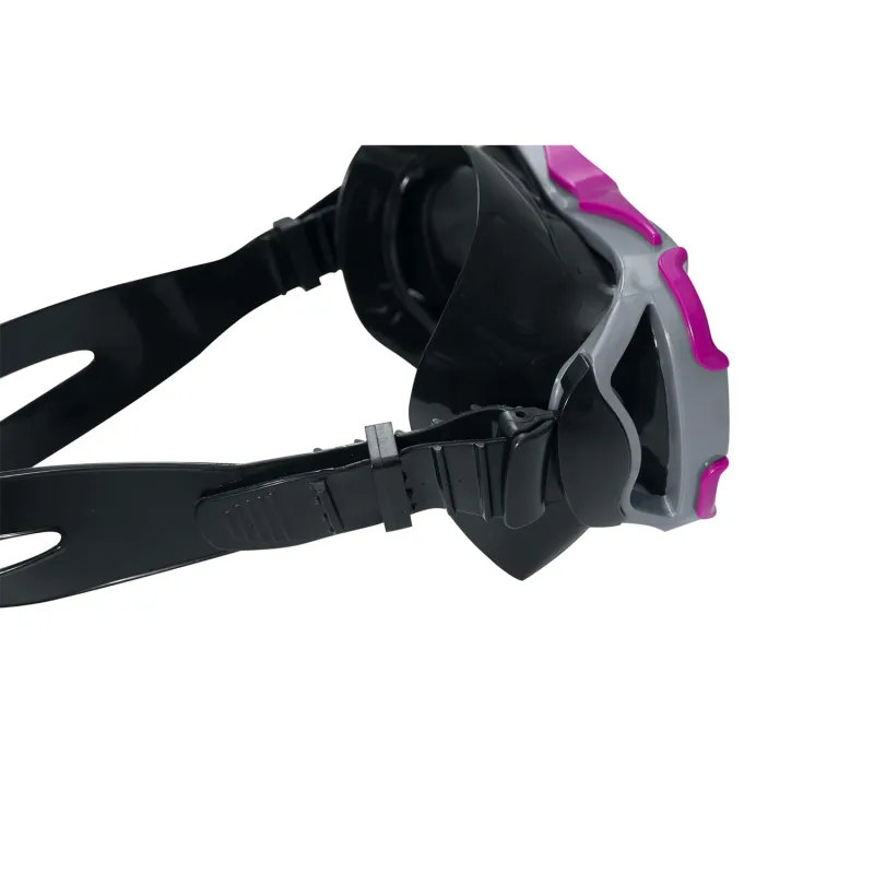 Equipo de buceo púrpura hecho de materiales de alta calidad, garantiza seguridad