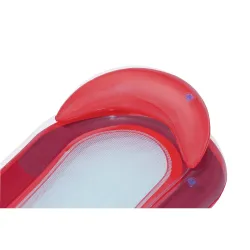 Colchón inflable rojo para natación Bestway 43103, accesorio elegante para la diversión acuática de verano