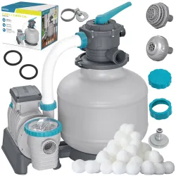 Bomba Filtro Arena Bestway 58486 11355 L/h + Bolas Filtrantes