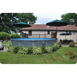 Piscina de Jardín 488 x 132 cm, elegante y funcional para espacios exteriores