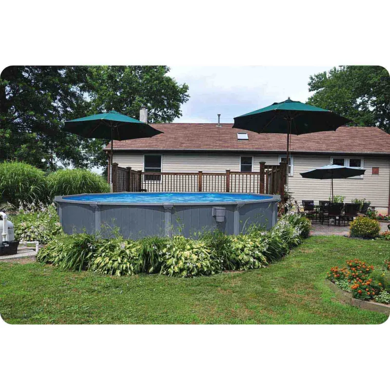 Piscina de Jardín 488 x 132 cm, elegante y funcional para espacios exteriores
