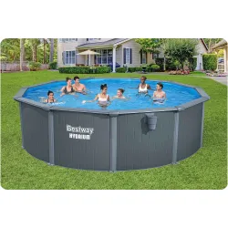 Piscina de Jardín 488 x 132 cm, ideal para relajarse al aire libre