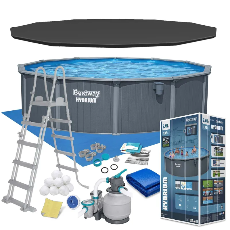 Bestway 561CS Piscina de Jardín 549 x 132 cm, perfecta para disfrutar al aire libre