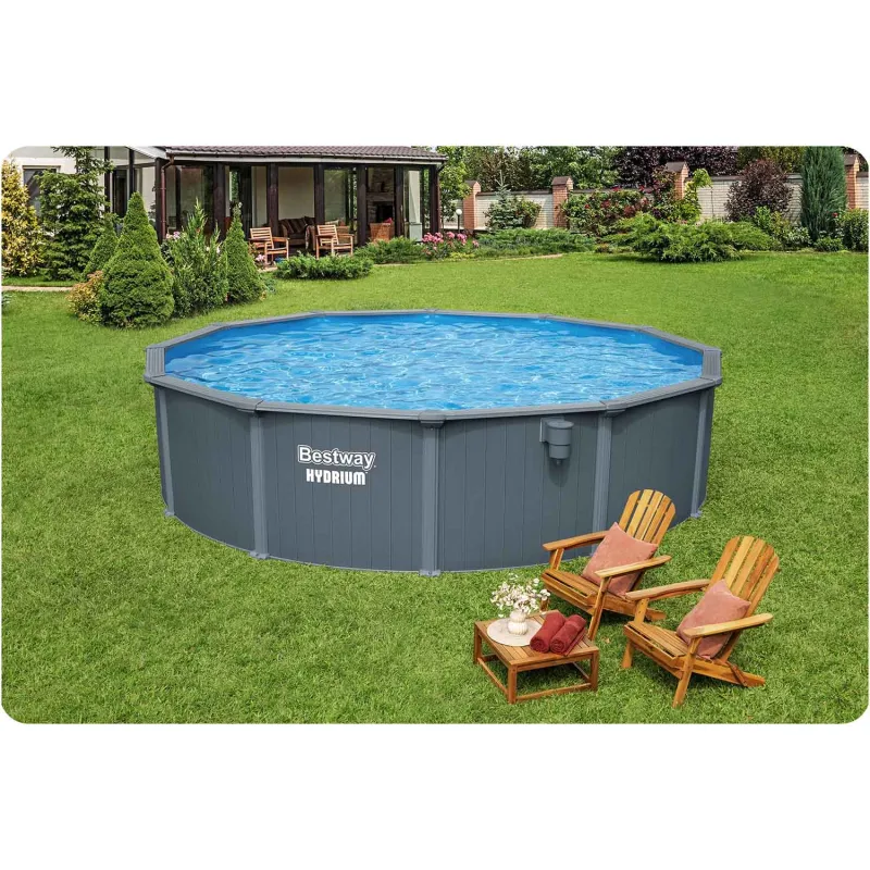 Piscina de Jardín 549 x 132 cm, resistente y perfecta para el verano