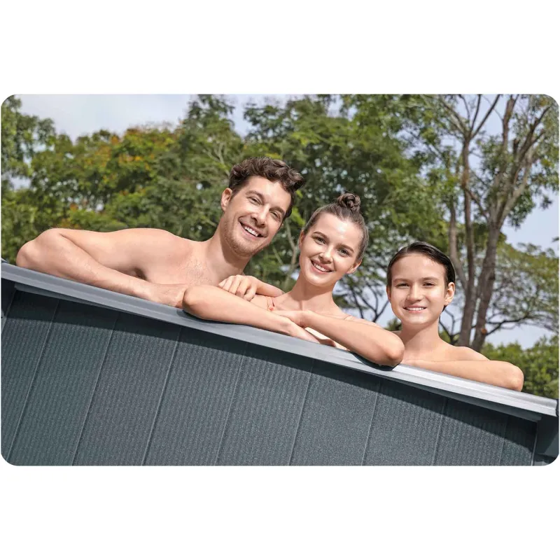 Piscina de Jardín 549 x 132 cm, fácil de montar, ideal para niños