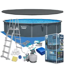 Piscina de Jardín de Paneles 732 x 132 cm, perfecta para uso al aire libre