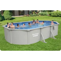 Piscina de paneles 610x366x122 cm, material duradero resistente a las condiciones climáticas