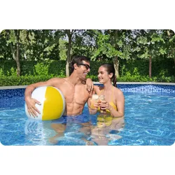 Piscina de jardín 610x366x122 cm, perfecta para que los niños jueguen en días cálidos