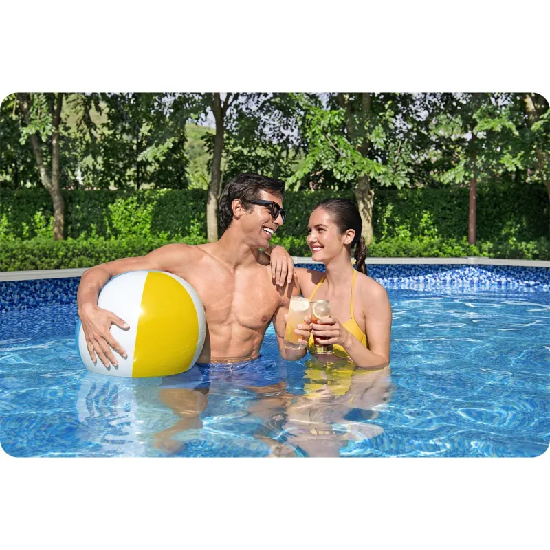 Piscina de jardín 610x366x122 cm, perfecta para que los niños jueguen en días cálidos