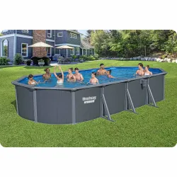Piscina de jardín duradera 732x366x132 cm con paneles Bestway 561CW