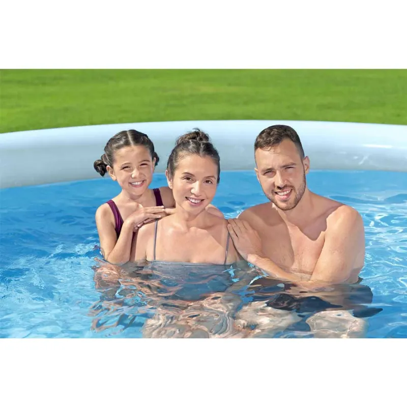 Piscina de jardín 457 x 84 cm, diseño elegante, perfecta para uso exterior