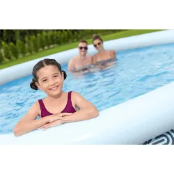 Piscina de jardín 457 x 84 cm, perfecta para días de verano, relajación en el jardín