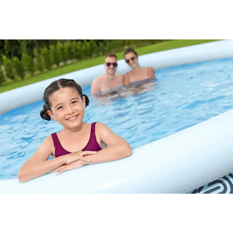Piscina de jardín 457 x 84 cm, perfecta para días de verano, relajación en el jardín