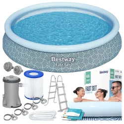 Piscina de jardín estructura 457 x 107 cm 11 en 1 Bestway 57372