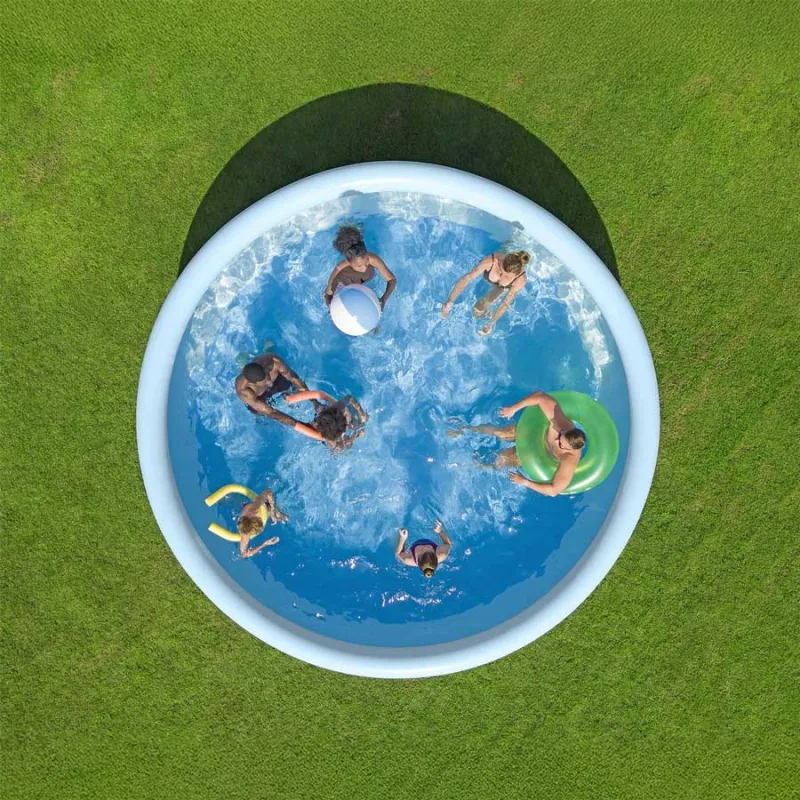 Piscina de estructura 457 x 107 cm, hecha de materiales duraderos para toda la familia