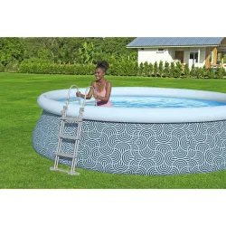 Piscina de jardín 457 x 107 cm, excelente para relajarse en días calurosos
