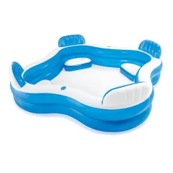 Piscina hinchable con asientos 229 x 229 x 66 cm INTEX 56475