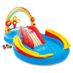 Parque Infantil Hinchable Arcoíris 297 x 193 x 135 cm INTEX 57453