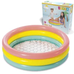 Piscina Hinchable Infantil 3 Colores 86 x 25 cm INTEX 58924
