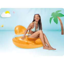 Sillón INTEX 58889, excelente opción para fiestas de verano y relajación al aire libre