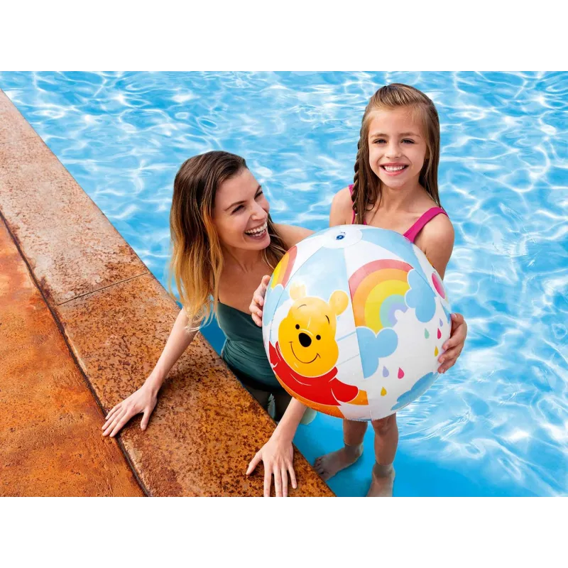 Balón hinchable colorido de 51 cm, ideal para juegos al aire libre